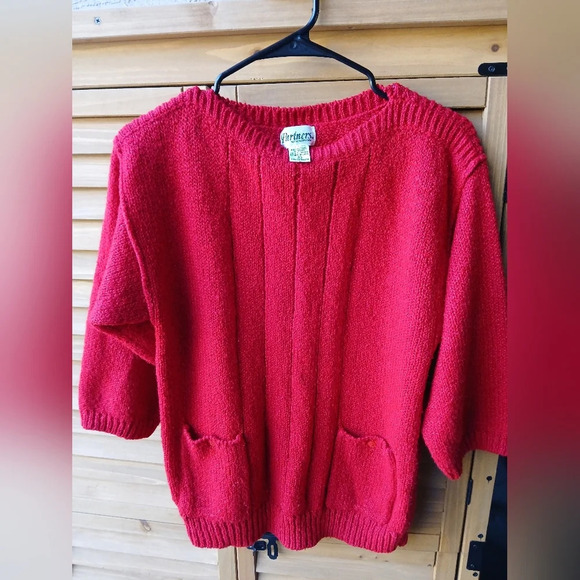 Partners by Mervyns Vintage Red Crew Neck Sweater - Picture 1 of 10